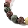 Synthetic Lava Rock Dyed Beads Strands G-H311-08C-07-4
