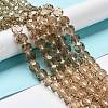 Transparent Glass Bead Strands GLAA-G013-10mm-90-8