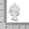 Breast Cancer Pink Awareness Ribbon Theme Alloy Enamel Pendants ENAM-C026-01G-S-3