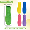 50Pcs 5 Colors Vase Shape EVA Foam Pencil Grips FIND-GA0003-43-2