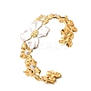304 Stainless Steel Cuff Bangles for Women BJEW-F509-03E-G-4
