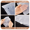 32Pcs 4 Styles Frosted PE Jewelry Zip Top Storage Bags ABAG-TA0001-30-4