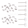360Pcs 3 Styles 304 Stainless Steel Stud Earring Findings STAS-LP0002-14-1