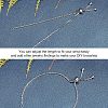 12Pcs 3 Style Adjustable 304 Stainless Steel Bracelet Making MAK-UN0001-32-4