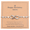 2Pcs Brass Micro Pave Cubic Zirconia Slider Bracelets BJEW-BBC0001-10-1