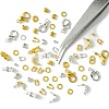 Brass and Iron Beeds with Strong Stretchy Beading Elastic Thread and Iron Beading Tweezers DIY-FS0005-74-2