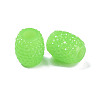 Opaque Resin European Jelly Colored Beads RESI-B025-02A-06-2