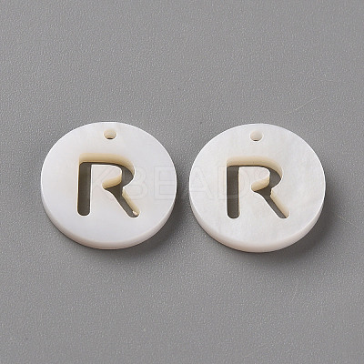 Natural Freshwater Shell Pendants LS-SHEL-Q311-008R-1