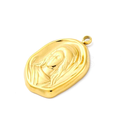 304 Stainless Steel Pendants STAS-S163-06A-G-1