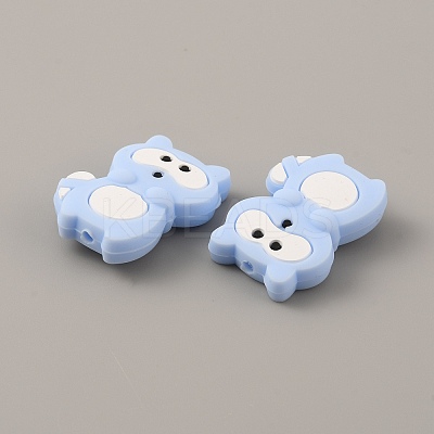 Food Grade Eco-Friendly Silicone Beads SIL-WH0012-016A-1