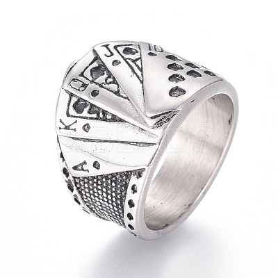 304 Stainless Steel Wide Band Rings RJEW-D073-11-AS-1