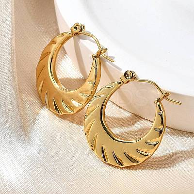 304 Stainless Steel Hoop Earrings for Women EJEW-L296-079G-1