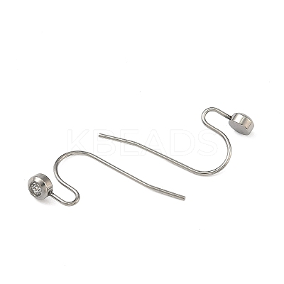 304 Stainless Steel Earring Hooks STAS-P237-14P-1