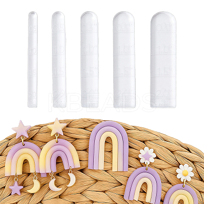 5Pcs Acrylic Rulers TOOL-WH0155-230-1