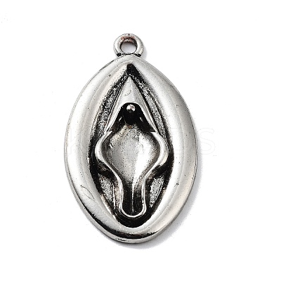 Tibetan Style Alloy Pendants TIBE-L012-019AS-1