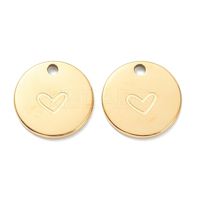 Ion Plating(IP) 304 Stainless Steel Charms STAS-P280-08G-1
