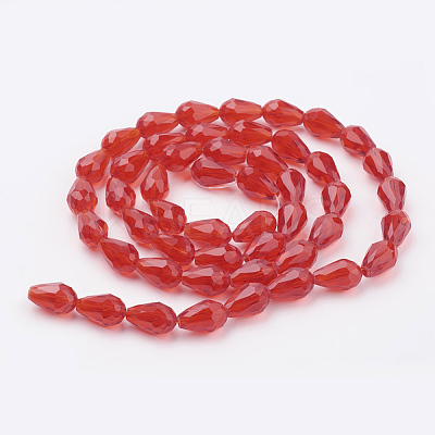 Glass Beads Strands X-GLAA-R024-15x10mm-14-1