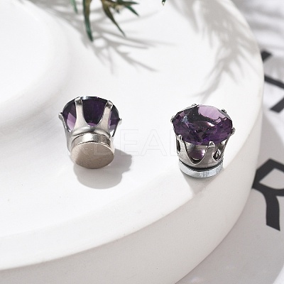 Cubic Zirconia Clip-on Earrings EJEW-L100-01P-10-1