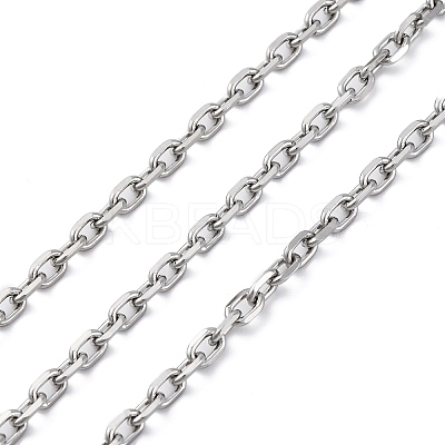 304 Stainless Steel Cable Chains CHS-M009-12P-07-1