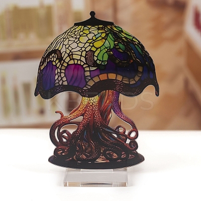 Double-sided Painted Flat Acrylic Mushroom Ornament PW-WG283BE-05-1