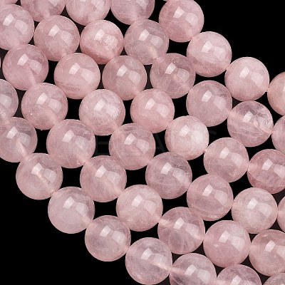 Natural Madagascar Rose Quartz Beads Strands G-Z146-A01-10mm-01-1