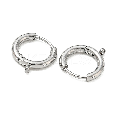 304 Stainless Steel Huggie Hoop Earring Findings SA-CBA1CA2-11P-1