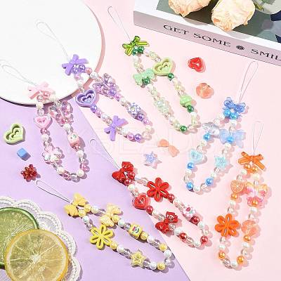 100Pcs 19 Styles Transparent & Opaque Acrylic Beads MACR-FS0002-37-1