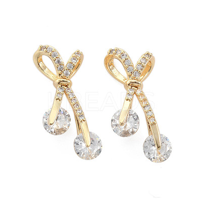 Brass Micro Pave Cubic Zirconia Pendants KK-H071-02B-G-1