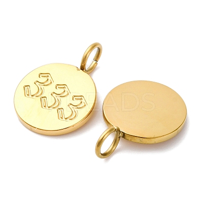304 Stainless Steel Pendants STAS-C133-01G-01-1