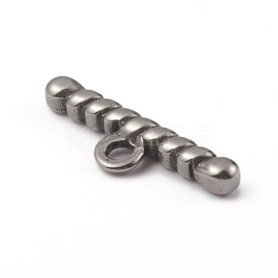 Non-Tarnish 304 Stainless Steel Toggle Clasps Parts STAS-D170-02P-1