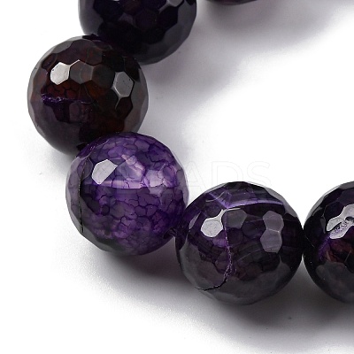 Natural Dragon Veins Agate(Dyed & Heated) Beads Strands G-K390-A14-01-1