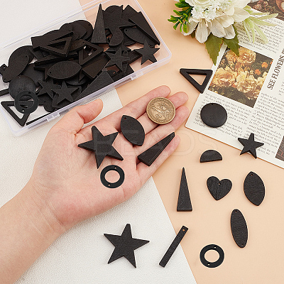 DIY Jewelry Making Finding Kit WOOD-PH0002-46-1