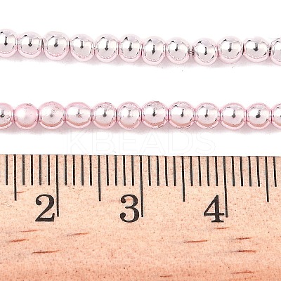 Electroplated Synthetic Non-magnetic Hematite Beads Strands G-A263-J01-02-1