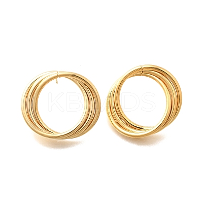 201 Stainless Steel Stud Earrings LS-EJEW-Q026-01G-1