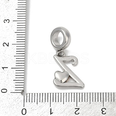 Brass European Dangle Charms KK-Z097-01Z-GP-1