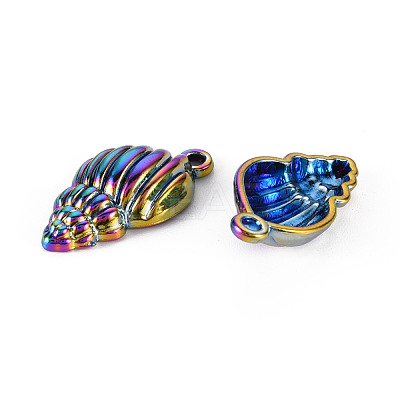 Rainbow Color Alloy Pendants PALLOY-S180-256-NR-1