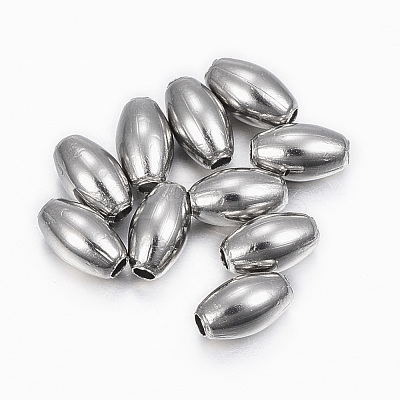 Non-Tarnish 304 Stainless Steel Beads X-STAS-H396-A-06P-1