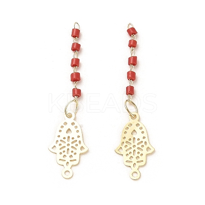 Rack Plating Brass Pendants KK-M266-23G-1