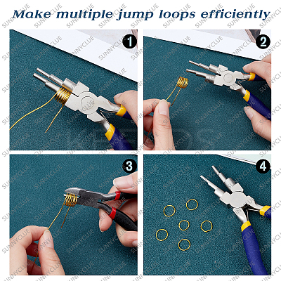 2Pcs 2 Style Jewelry Pliers Kit PT-SC0001-58-1