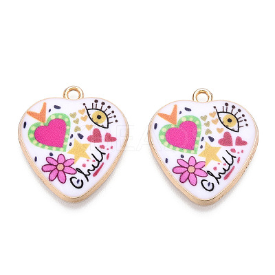Printed Alloy Pendants ENAM-ZX002-36A-1