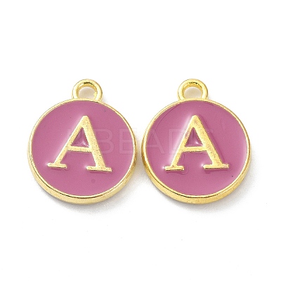Golden Plated Alloy Enamel Charms ENAM-XCP0001-13A-1