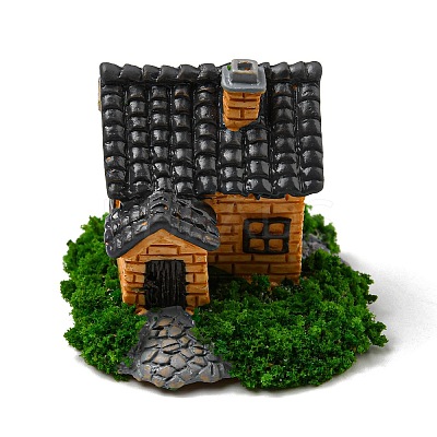 Resin House Display Decoration RESI-G070-03H-1