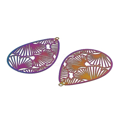 201 Stainless Steel Filigree Pendants SA-CBAEF74-01-1