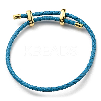 Leather Braided Cord Bracelets BJEW-G675-06G-13-1
