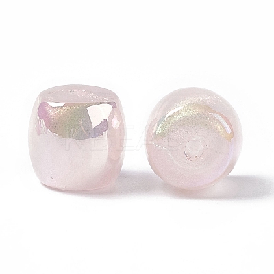 Opaque Acrylic Beads OACR-C009-01-1