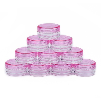 3G PS Plastic Empty Portable Facial Cream Jar MRMJ-WH0020-01B-1