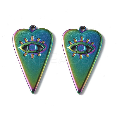 Ion Plating(IP) 304 Stainless Steel Pendant Cabochon Settings STAS-I694-14MC-1