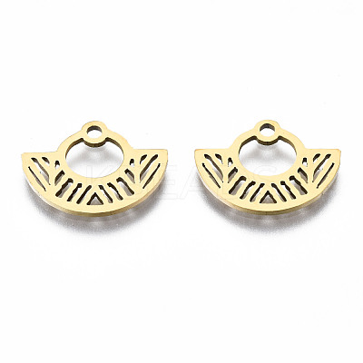 201 Stainless Steel Charms STAS-Q240-040G-1