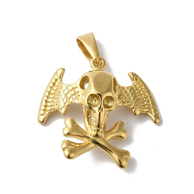 PVD Vacuum Plating 304 Stainless Steel Pendants STAS-B069-46G-04-1
