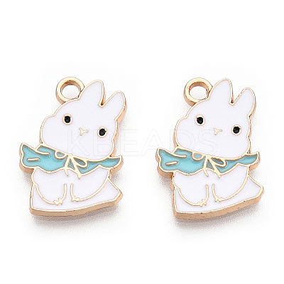 Alloy Enamel Pendants PALLOY-N170-035C-NR-1